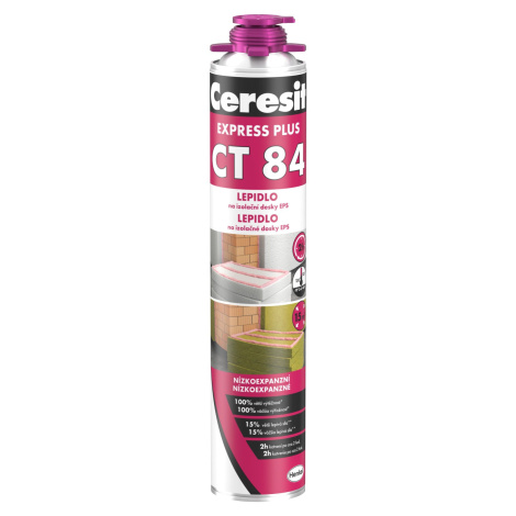 CERESIT CT 84 Express Plus Polyuretánové montážne lepidlo 850 ml