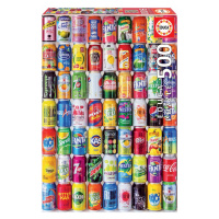 Puzzle Soft Cans Educa 500 dielov a Fix lepidlo od 11 rokov