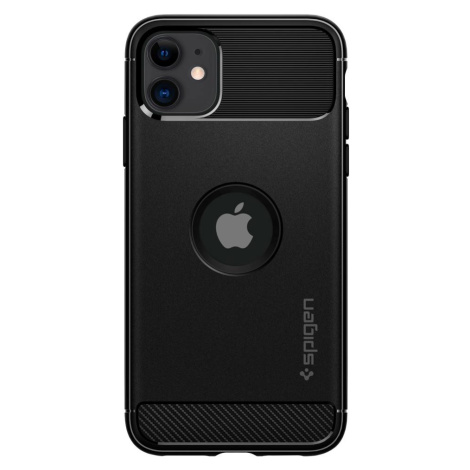 Silikónové puzdro SPIGEN Rugged Armor pre Apple iPhone 11 čierne