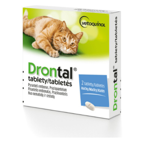 DRONTAL Pre mačky 2 tablety