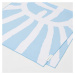 Modrá plážová osuška Sunnylife Sun Face, 175 x 90 cm