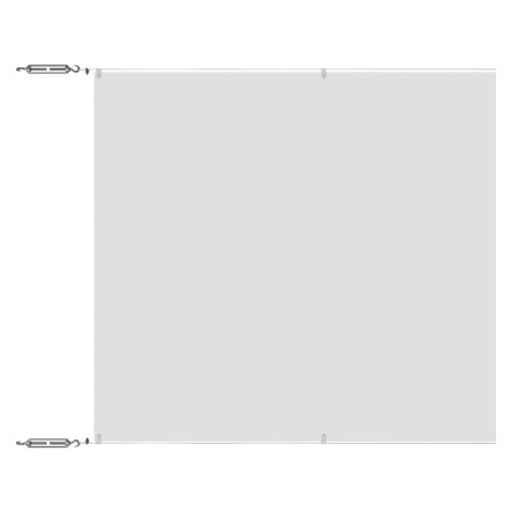 vidaXL Vertikálna markíza biela 60x1000 cm oxfordská látka