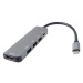 PremiumCord USB-C na HDMI + USB3.0 + 2x USB2.0 + PD(power delivery) adaptér