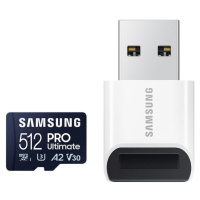 Samsung micro SDXC 512GB PRO Ultimate + USB adaptér