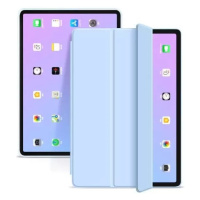 Apple iPad Air (2020) / iPad Air (2022), Puzdro so zakladačom, Silikónová zadná strana, Smart Ca
