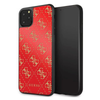 Kryt Guess iPhone 11 Pro Max red hard case 4G Double Layer Glitter (GUHCN654GGPRE)