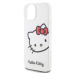 Hello Kitty IML Head Logo Zadný Kryt pre iPhone 15 White