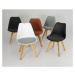 Sivé jedálenské stoličky v súprave 2 ks Gwen – Tenzo