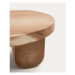 Konferenčný stolík z masívu munggur v prírodnej farbe 60x90 cm Mosi – Kave Home