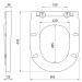 Bruckner Bruckner, DARIO WC sedátko, SLIM, Soft Close, duroplast, biela, 301.403.4