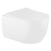 MEXEN/S - Carmen Závesná WC misa vrátane sedátka s slow-slim, duroplast, biela 30880400