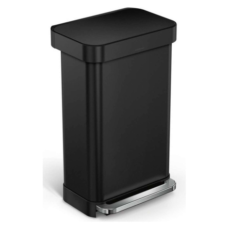 Simplehuman Koše - Odpadkový kôš 45 l, s vreckom na vrecká, matná čierna CW2092