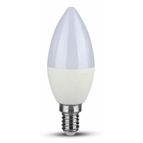 Žiarovka sviečková LED PRO E14 7W, 6400K, 600lm,  VT-268 (V-TAC)