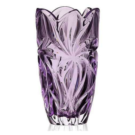 Aurum Crystal Váza FLORA ametyst 280 mm