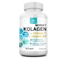 ALLNATURE Morský kolagén + vitamín C + vitamín B3 30 kapsúl