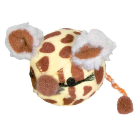 HRAČKA loptička s myšou tvárou - 4,5cm Trixie