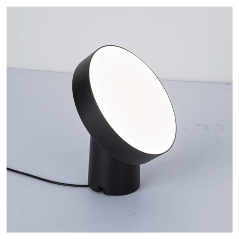 Stolová LED lampa Moa s funkciou RGBW, čierna LUTEC