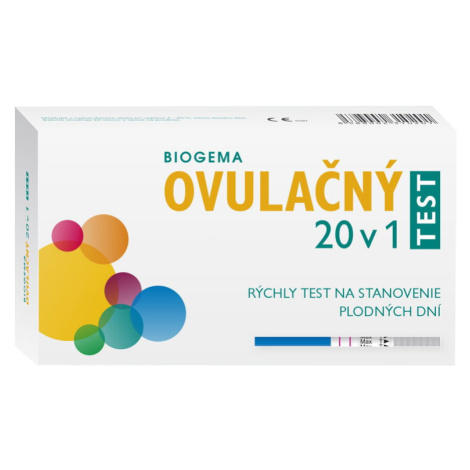 BIOGEMA Ovulačný test 20 ks