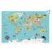 Puzzle Mapa světa 500 dílků