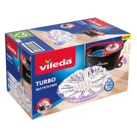 Freudenberg Home and Cleaning Solutions Vileda Turbo mop + vedro s pedálom 3in1