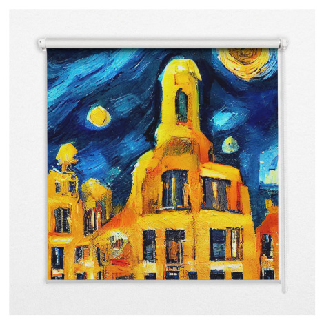 TULUP VNÚTORNÁ roleta - okenná roleta - roleta - 150x140 cm - Maľované mesto