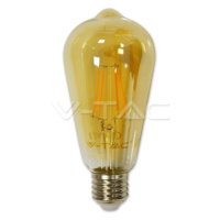Žiarovka LED Filament E27 4W, 2200K, 350lm, ST64 VT-1964 (V-TAC)