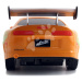 Autíčko na diaľkové ovládanie RC Brian's Toyota Supra Fast & Furious Jada oranžové dĺžka 18,5 cm