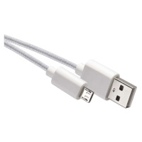 EMOS SM7006W TEXT. KABEL USB 2.0 A/M - MICRO B/M 1M BIELY