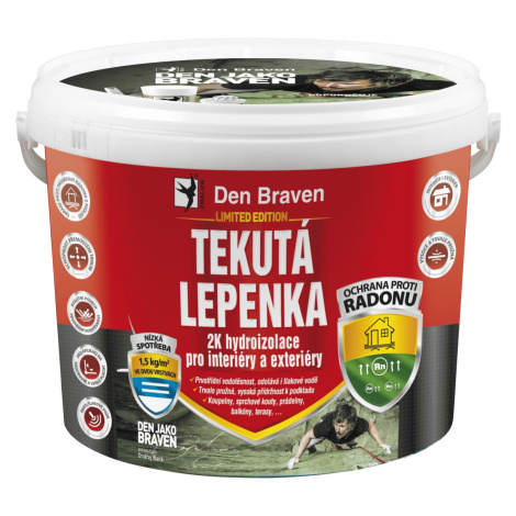 Den Braven Tekutá lepenka 2K hydroizolácia pre interiéry a exteriéry 7 kg