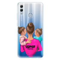 Odolné silikónové puzdro iSaprio - Super Mama - Two Girls - Huawei Honor 10 Lite