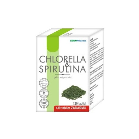 EDENPHARMA CHLORELLA+SPIRULINA 150 tabliet