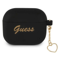 Obal Guess GUA3LSCHSK AirPods 3 cover black Silicone Charm Collection (GUA3LSCHSK)