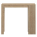 Barový stôl s doskou v dubovom dekore 50x115 cm Aravis – TemaHome