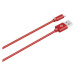 Kábel Aligator USB-C na USB, 2A, 1m, červená
