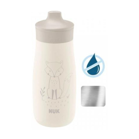 NUK Fľaša Mini-Me Sip nerezová - béžová 300ml, 9m+