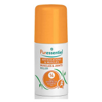 PURESSENTIEL Roll-on na boľavé svaly a kĺby 14 esenciálnych olejov 75 ml