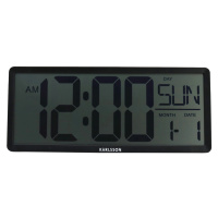 Digitálne hodiny Karlsson Table Clock Retro LCD KA6020BK, 36cm