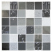 Sklenená mozaika Mosavit Kitchen gris 30x30 cm mat / lesk KITCHENGR