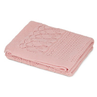 Staroružová pletená detská deka z Bio bavlny 80x100 cm Sorbet – Cam Cam Copenhagen