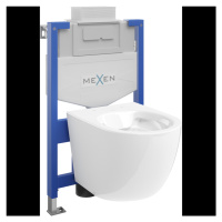 Mexen Fenix XS-U, podomietkový modul a závesné WC Lena, biela, 6853322XX00