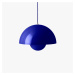 &Tradičné závesné svetlo Kvetináč VP7, Ø 37 cm, kobaltovo modrá