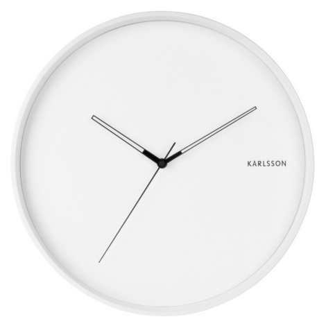 Karlsson 5807WH Dizajnové nástenné hodiny pr. 40 cm