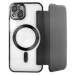 Diárové puzdro na Apple iPhone 13 Smart Chrome Mag čierne