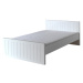 Biela posteľ Vipack Robin, 120 × 200 cm