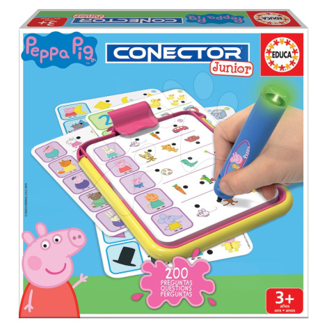 Conector Junior Peppa Pig 40 kariet a 200 otázok Educa 16230