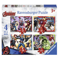 Ravensburger Puzzle 4 v 1 Disney Marvel Avengers 72 dielikov