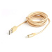 Kabel CABLEXPERT CCB-mUSB2B-AMLM-6-G USB 2.0 Lightning (IP5 a vyšší) nabíjecí a synchronizační k