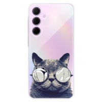 Odolné silikónové puzdro iSaprio - Crazy Cat 01 - Samsung Galaxy A55 5G