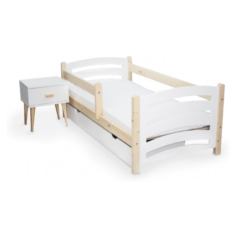 Detská posteľ Mela 80x160 cm Rošt: Bez roštu, Matrac: Matrac EASYSOFT 8 cm