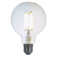 LUUMR Smart LED, sada 3, žiarovka, E27, G95, 7W, číra, Tuya